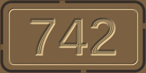 House number sign